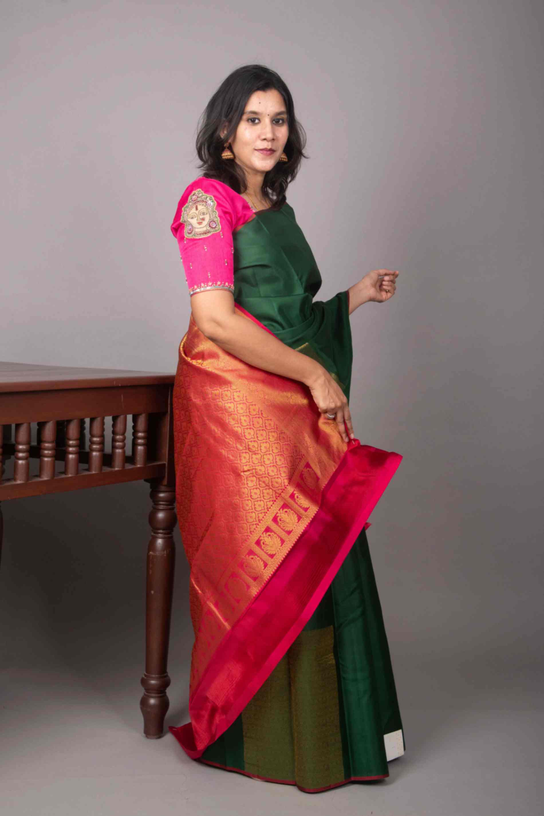Green Kanjivaram, No Border