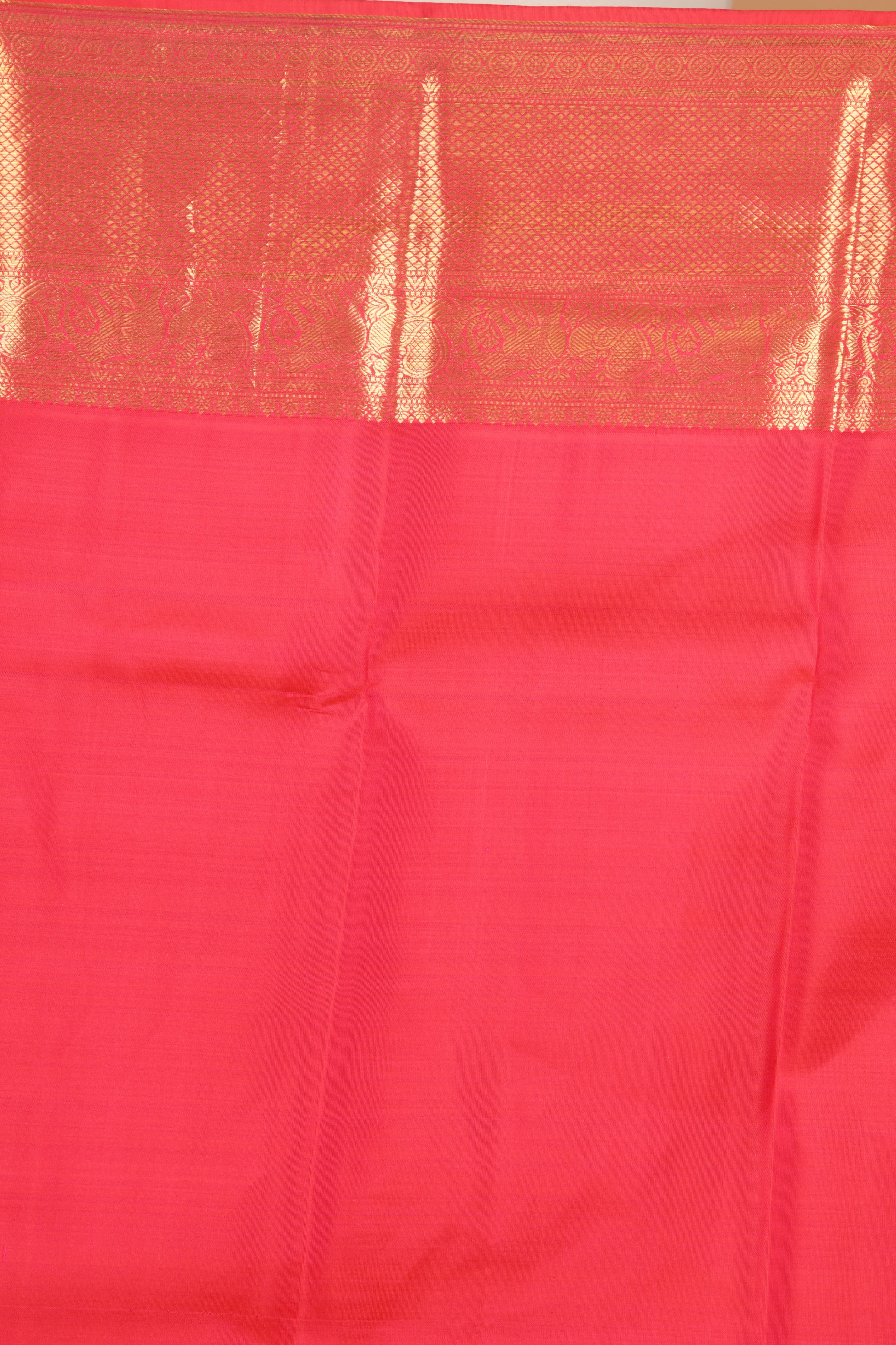 Pink Kanjivaram, Traditional Weave