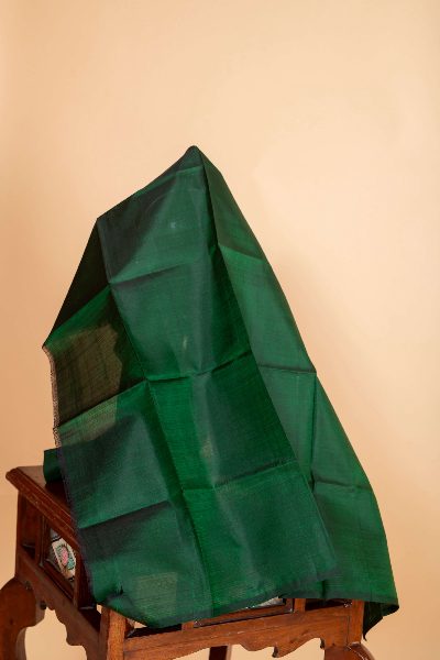 Green Silk Saree, Traditional Weave