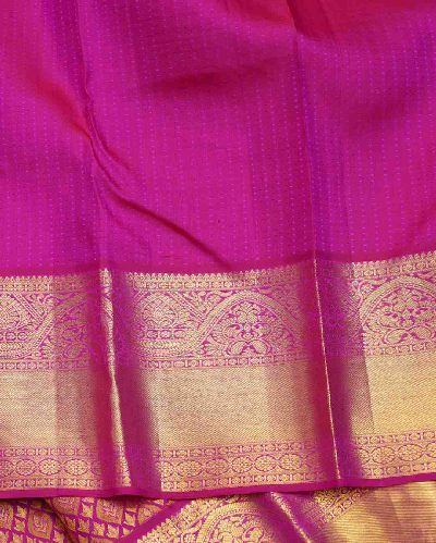 Magenta Kanjivaram with Traditional Weave